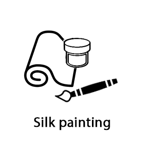 Silk painting