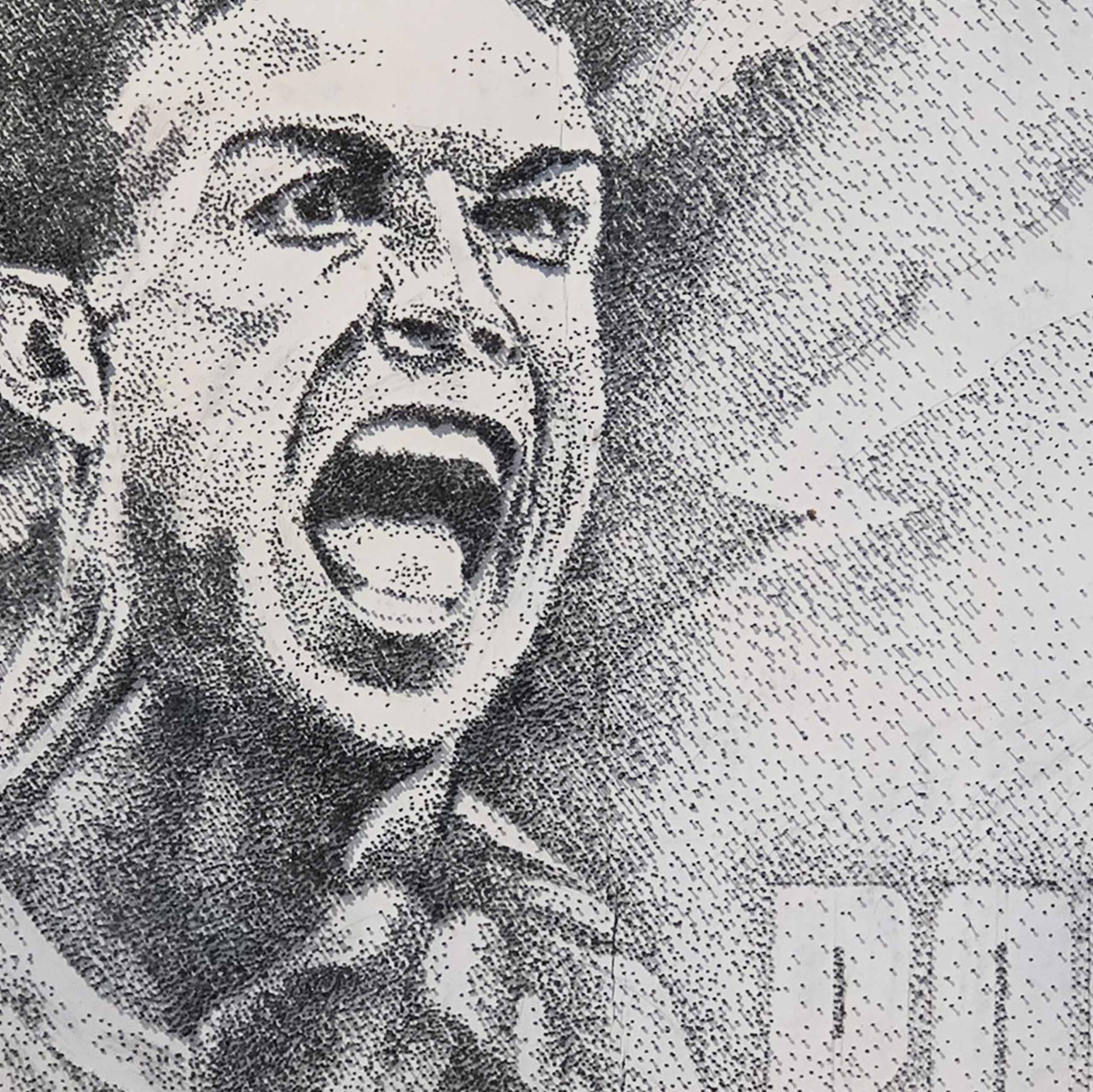 Tranh gỗ tác phẩm “Ronaldo 7M” - TG2LHAR 3