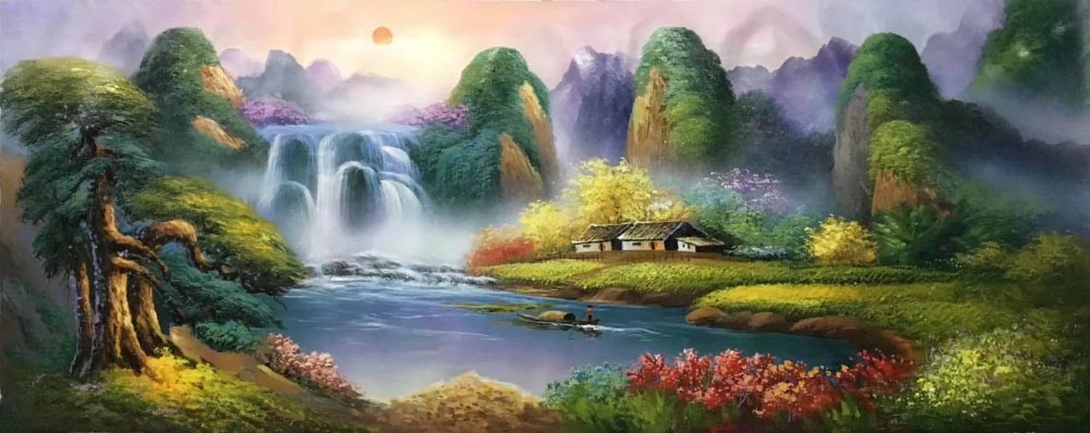 Nếu bạn yêu thích tranh phong cảnh và acrylic painting, những bức tranh của LEHAIS ART rất xứng đáng để bạn chiêm ngưỡng. Bằng cách sử dụng nước sơn acrylic, các họa sĩ tài năng đã tạo ra những bức tranh phong cảnh đầy sinh động và đẹp lộng lẫy.