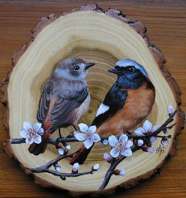 Artistic wood paintings and impressive works