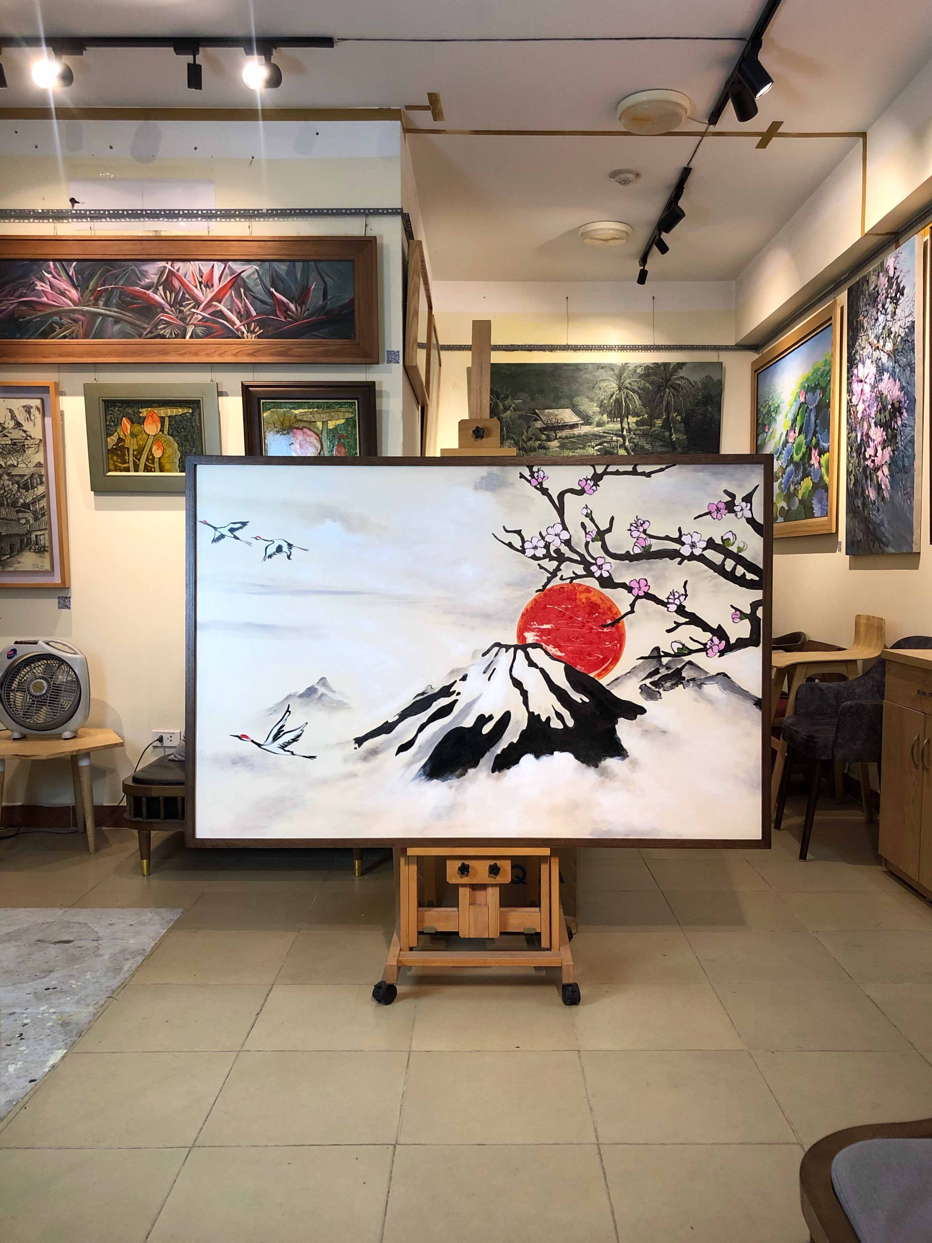 Sao chép tranh sơn dầu theo đơn đặt của khách hàng tại Cổ Nhuế, Hà Nội 4