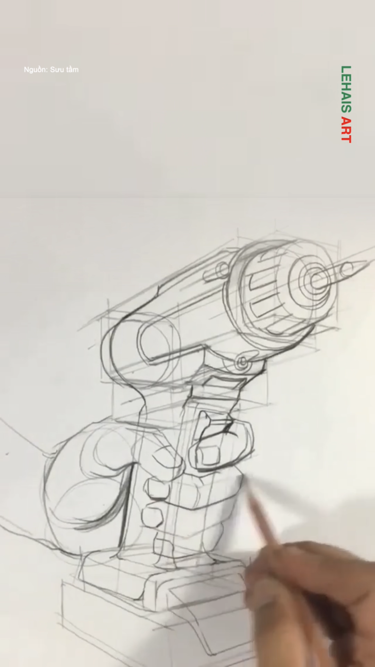 Spatial geometry applied to draw the drill