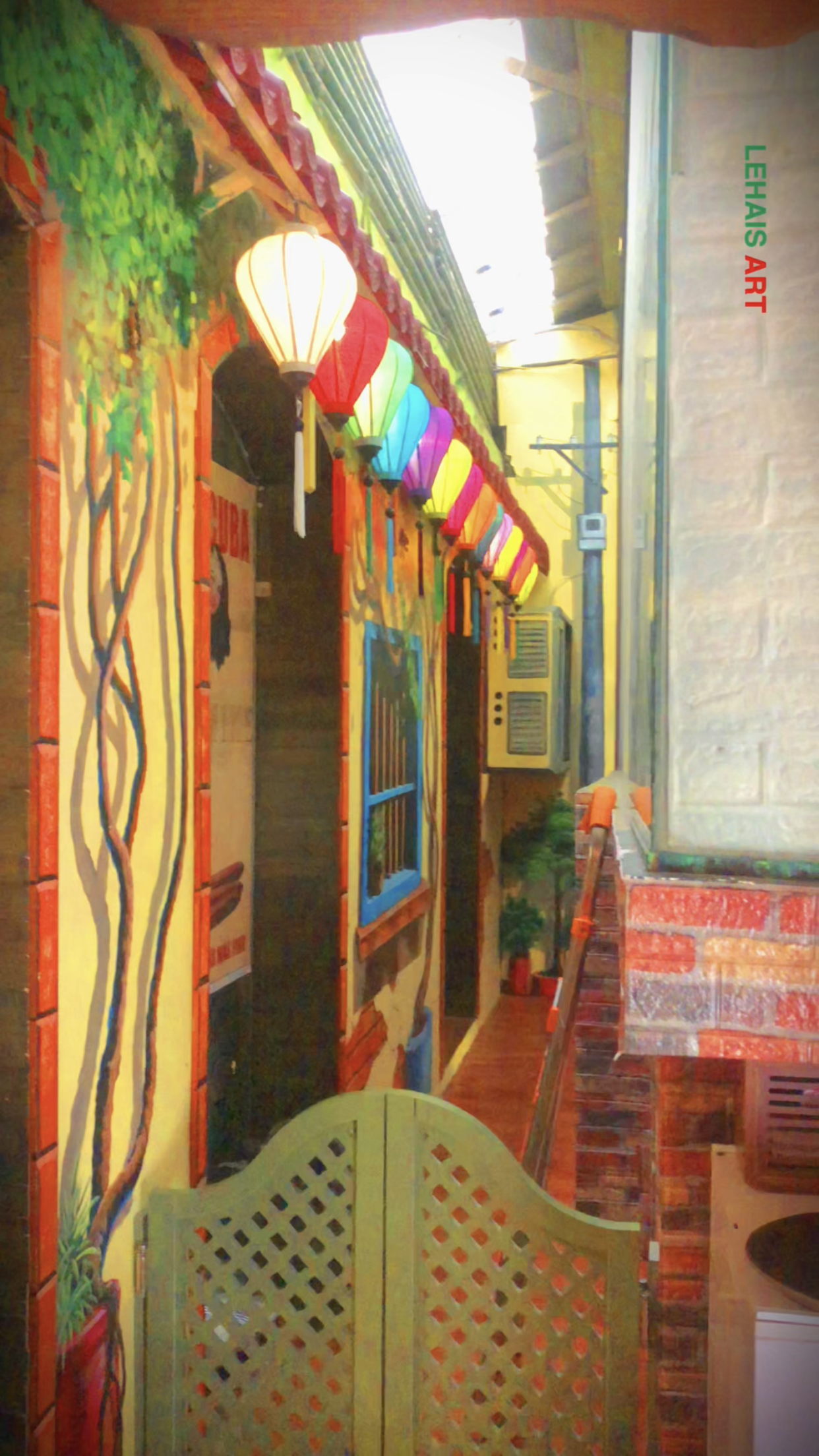 Trang trí quán cafe và homestay bằng tranh 3D