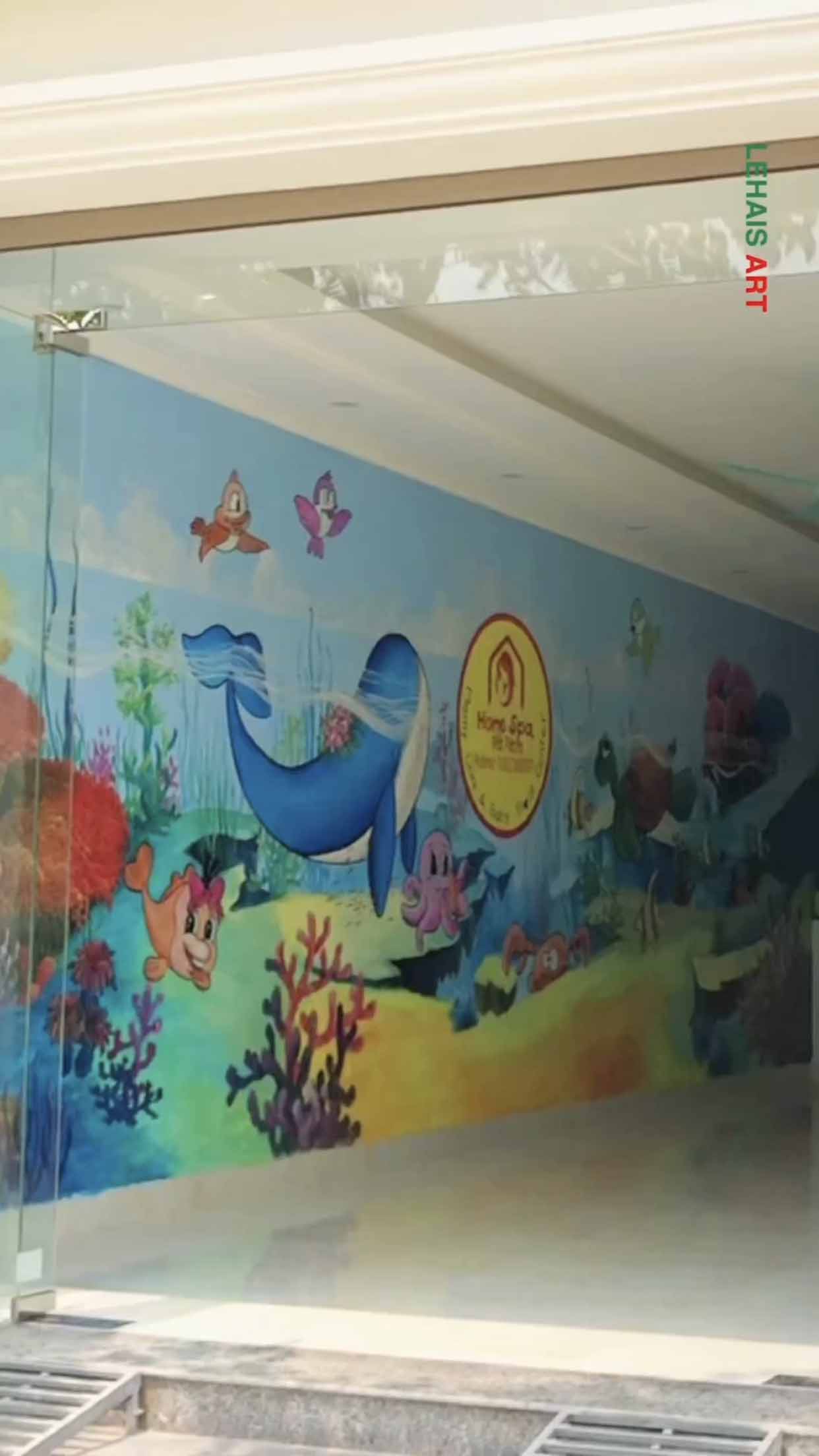 Vẽ trang trí tường cho Home Sapa cơ sở Hà Nam