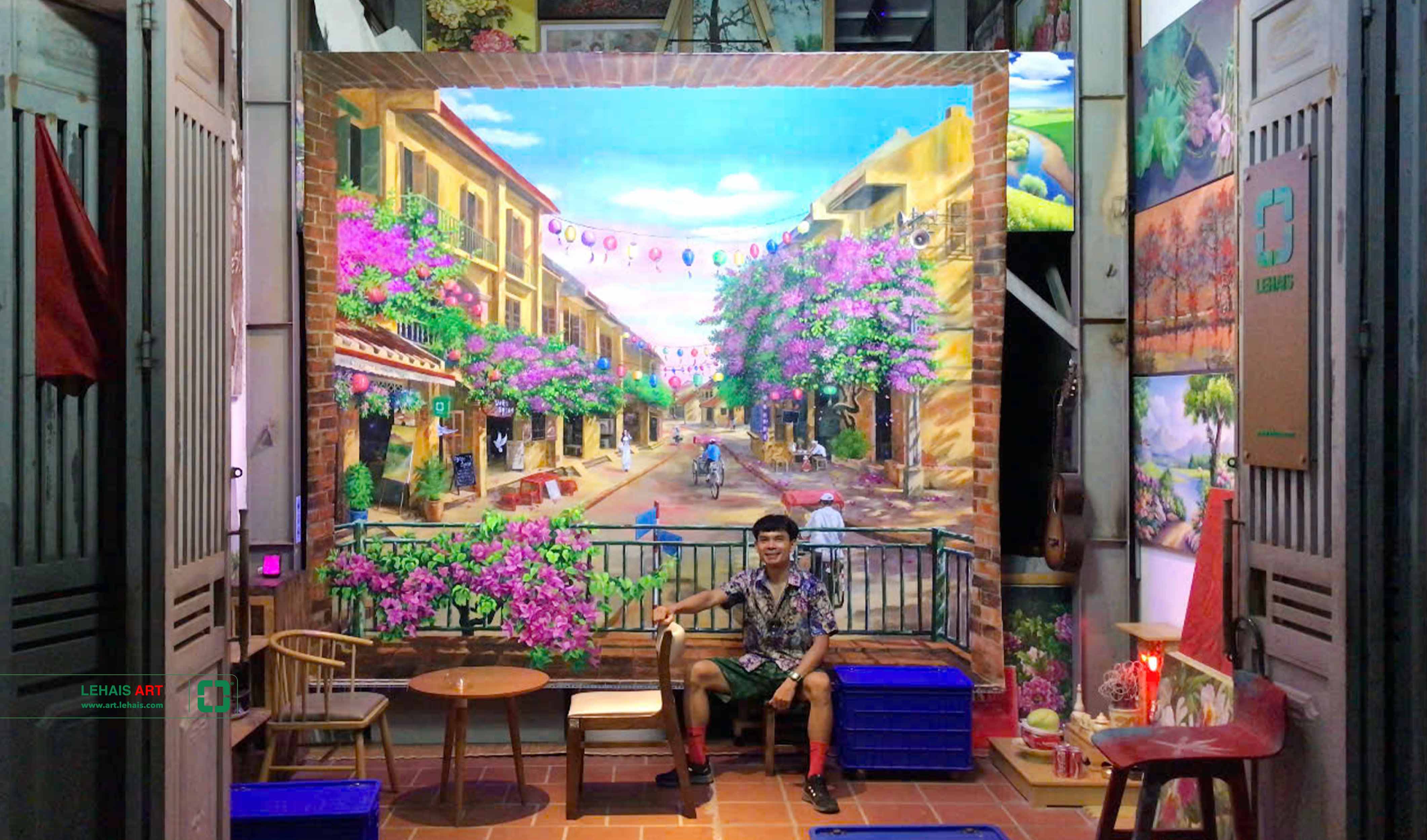 Dịch vụ vẽ tranh 3d phát sáng theo yêu cầu