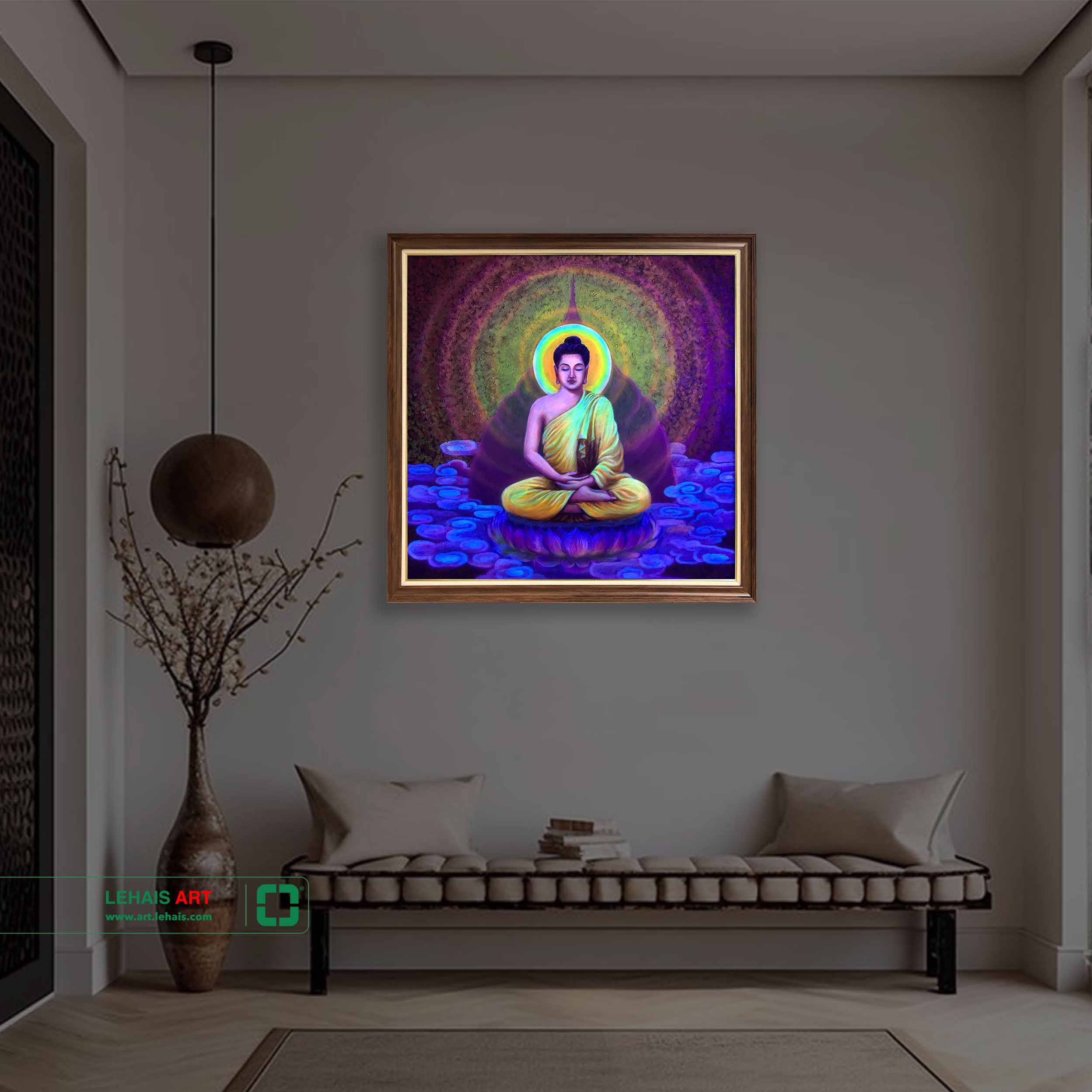 Tranh sơn acrylic phát sáng là gì?