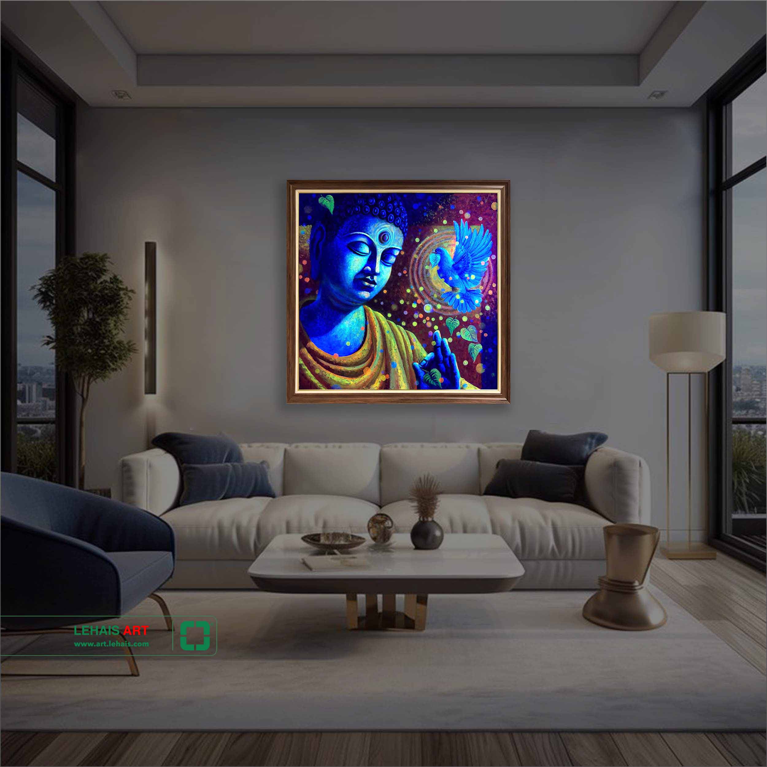 Tranh sơn acrylic phát sáng là gì?