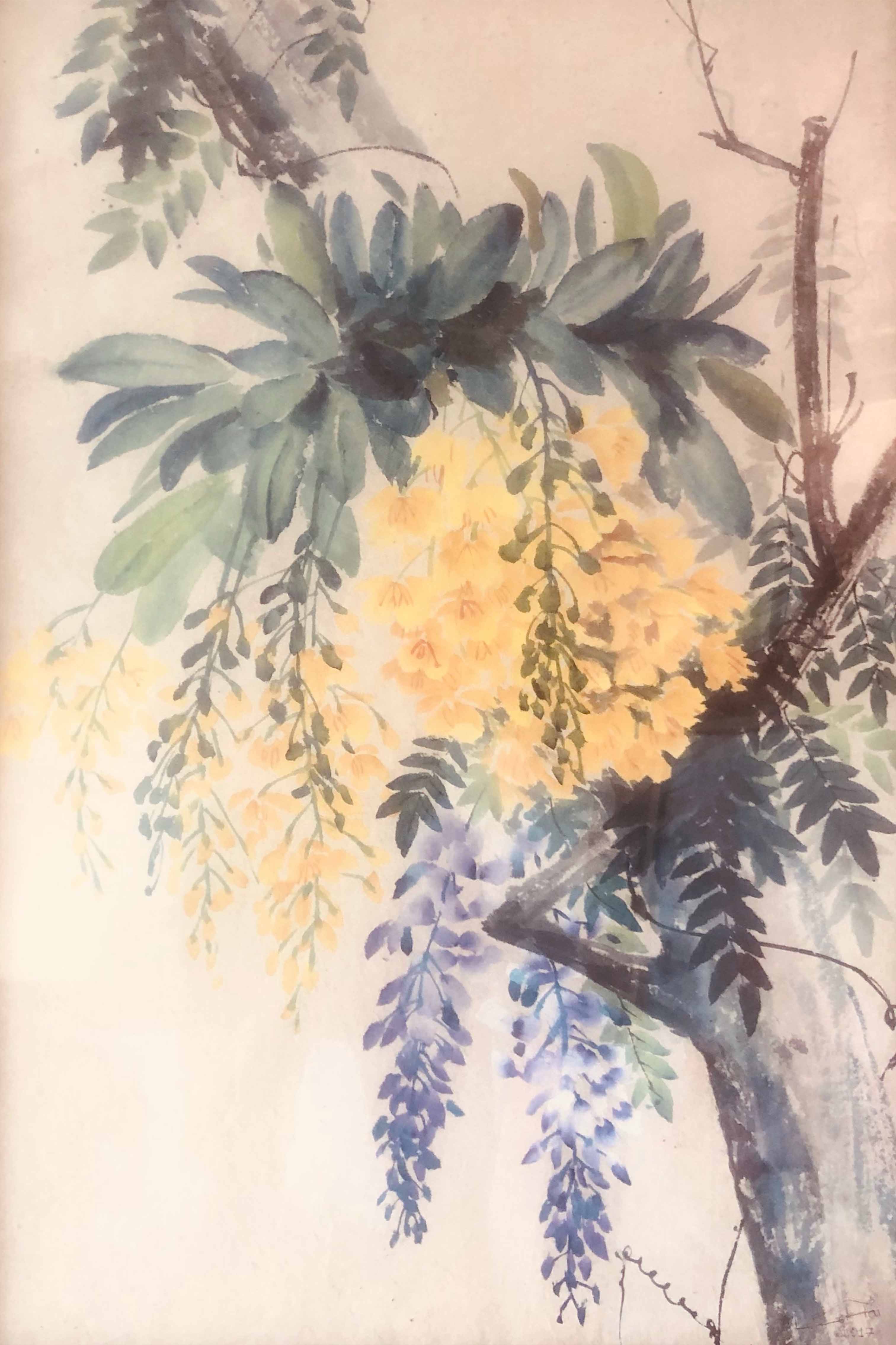 Watercolor painting of Lan Rung - TMN64LHAR
