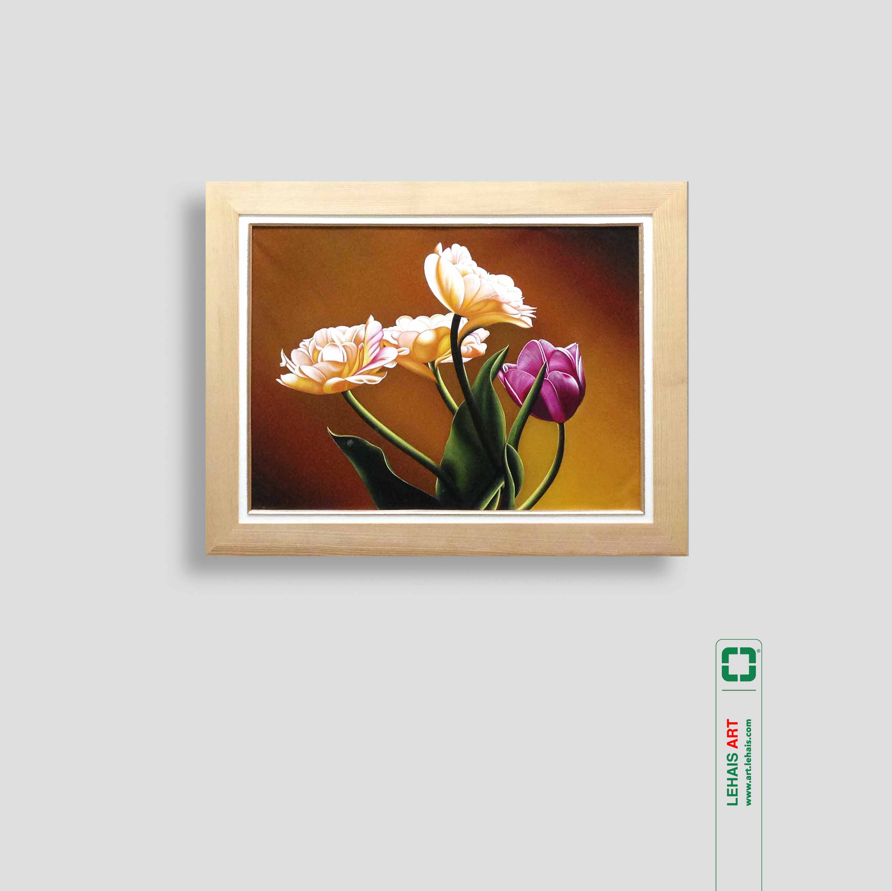 Tranh sơn dầu hoa Tulip- TSD287LHAR