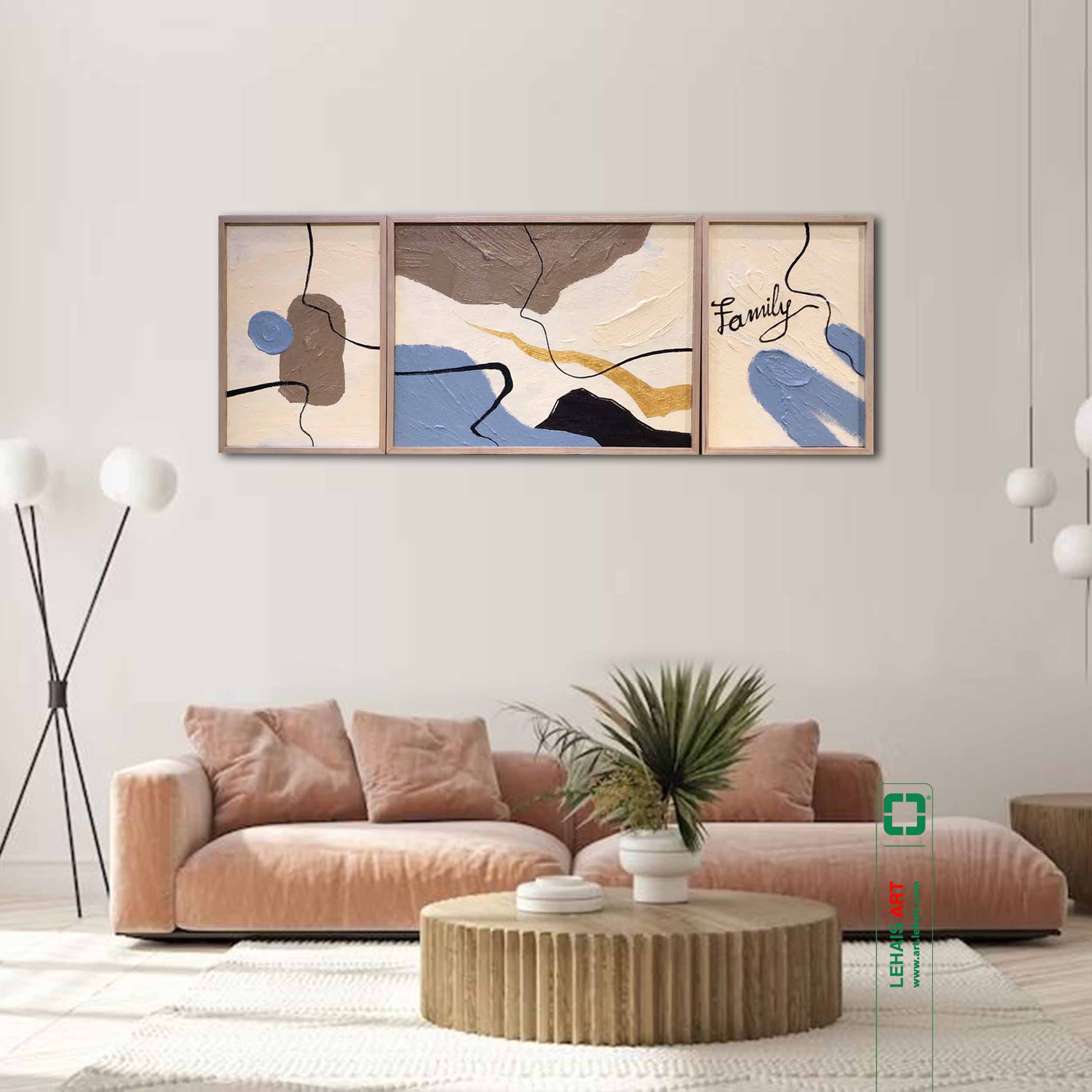 Modern abstract oil painting - TSD783LHAR