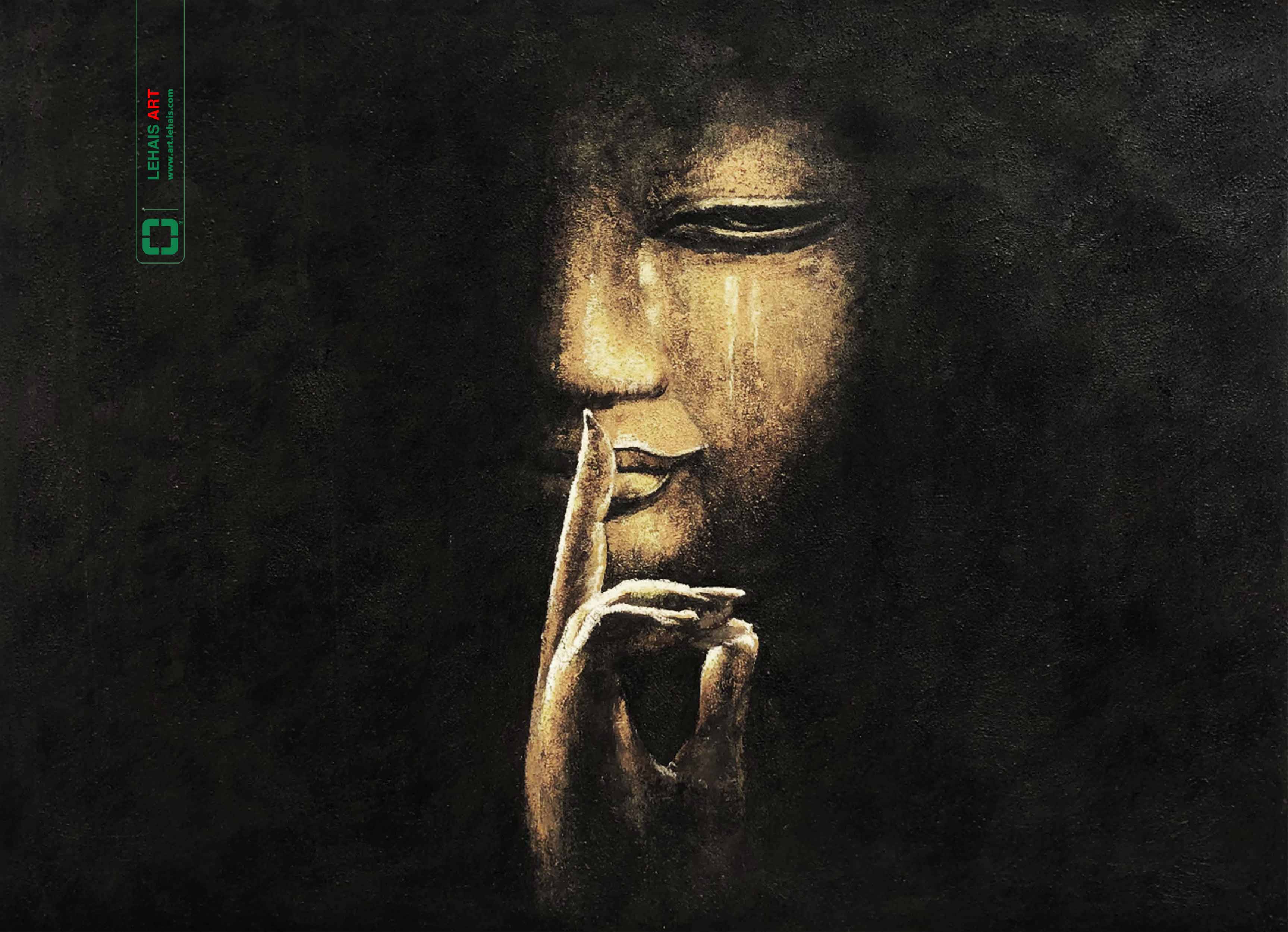 Modern portrait oil painting - TSD787LHAR