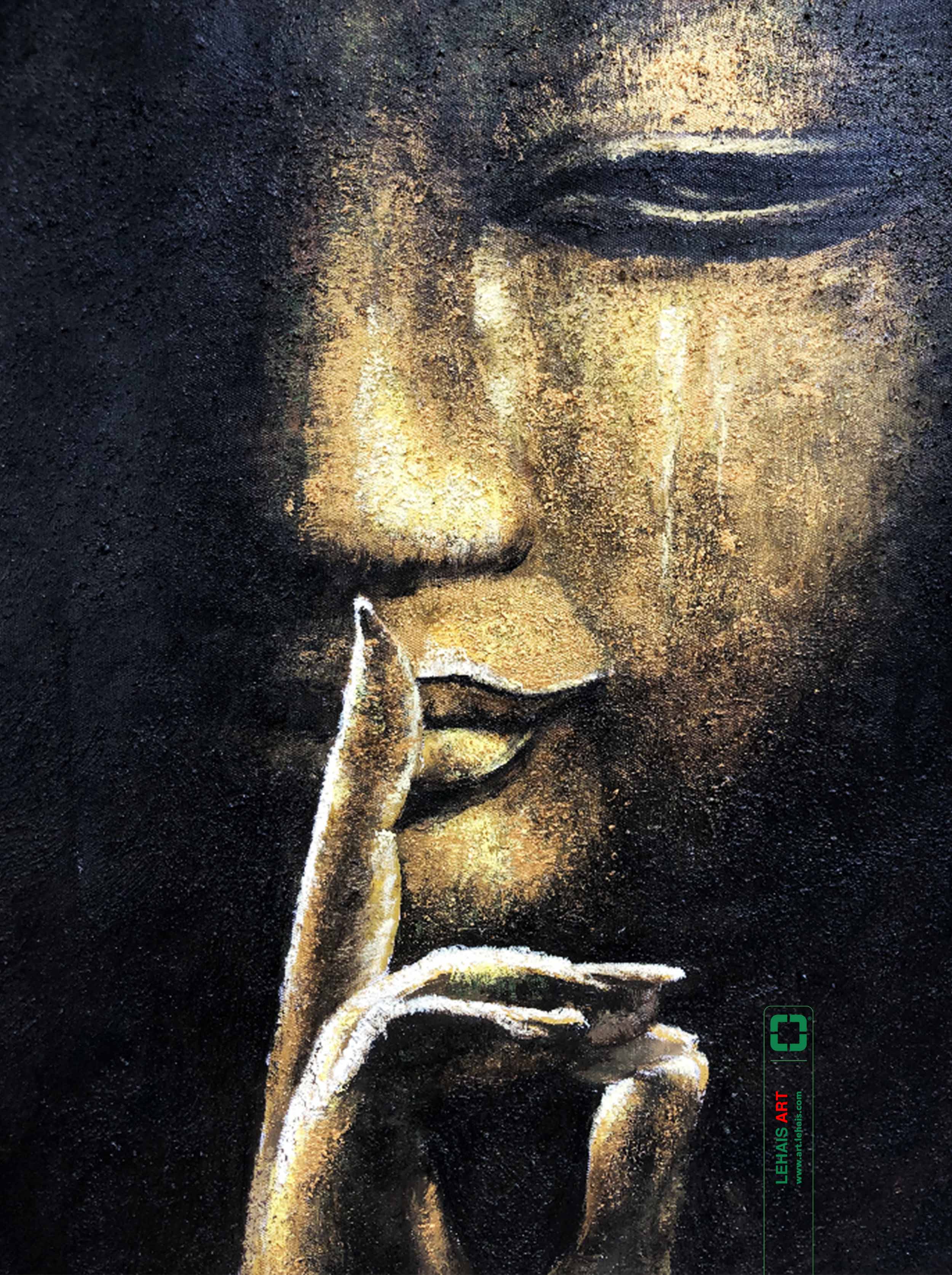 Modern portrait oil painting - TSD787LHAR