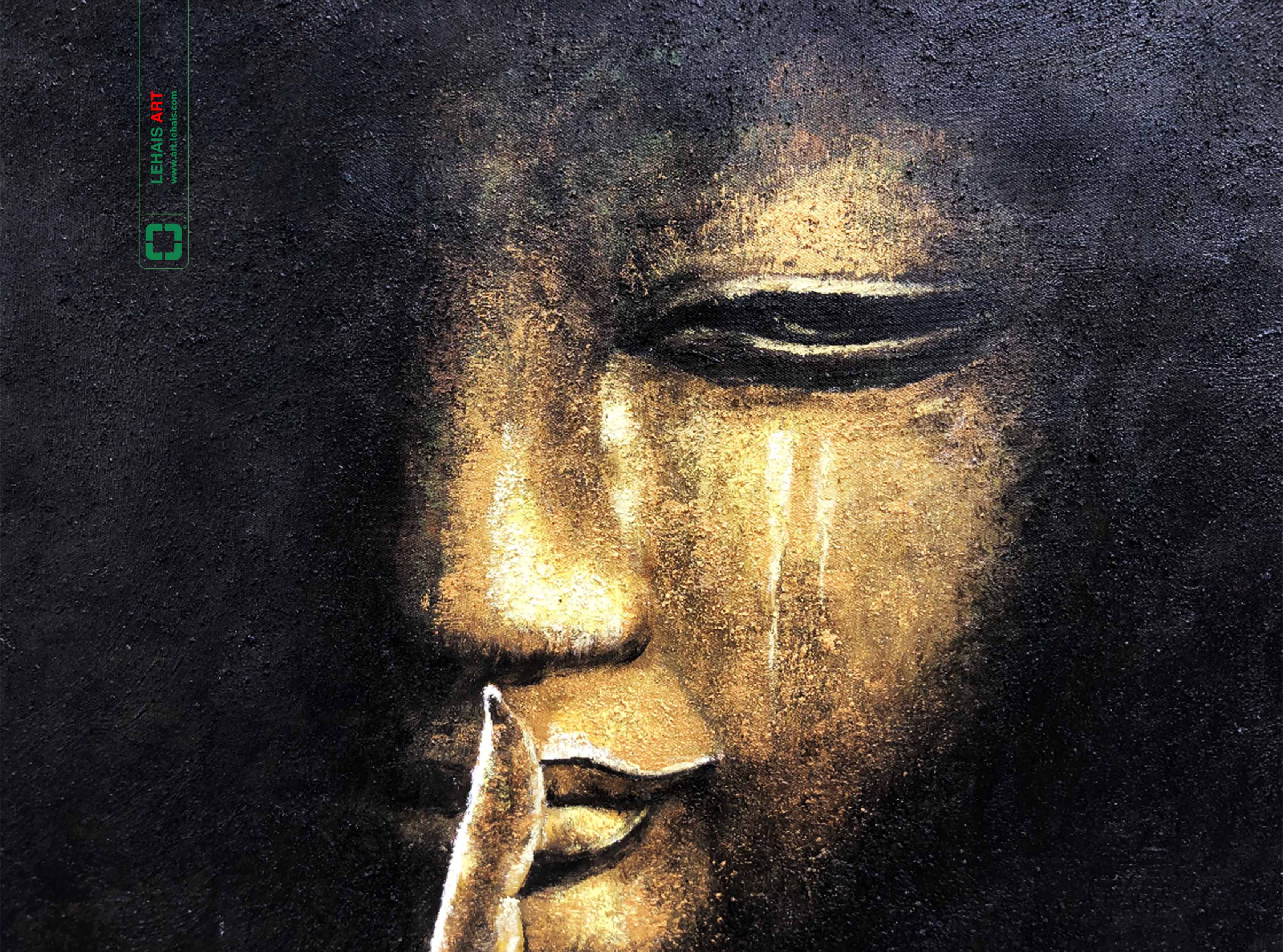 Modern portrait oil painting - TSD787LHAR