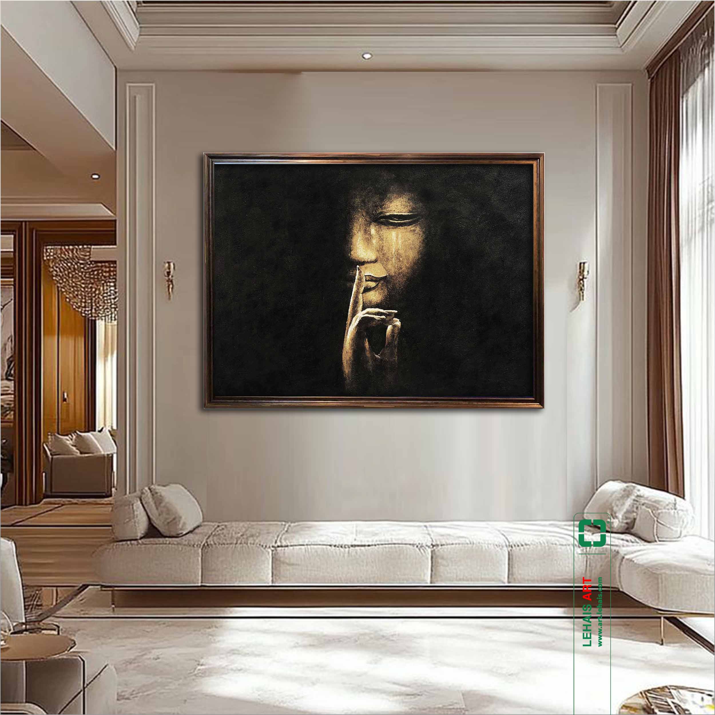 Modern portrait oil painting - TSD787LHAR