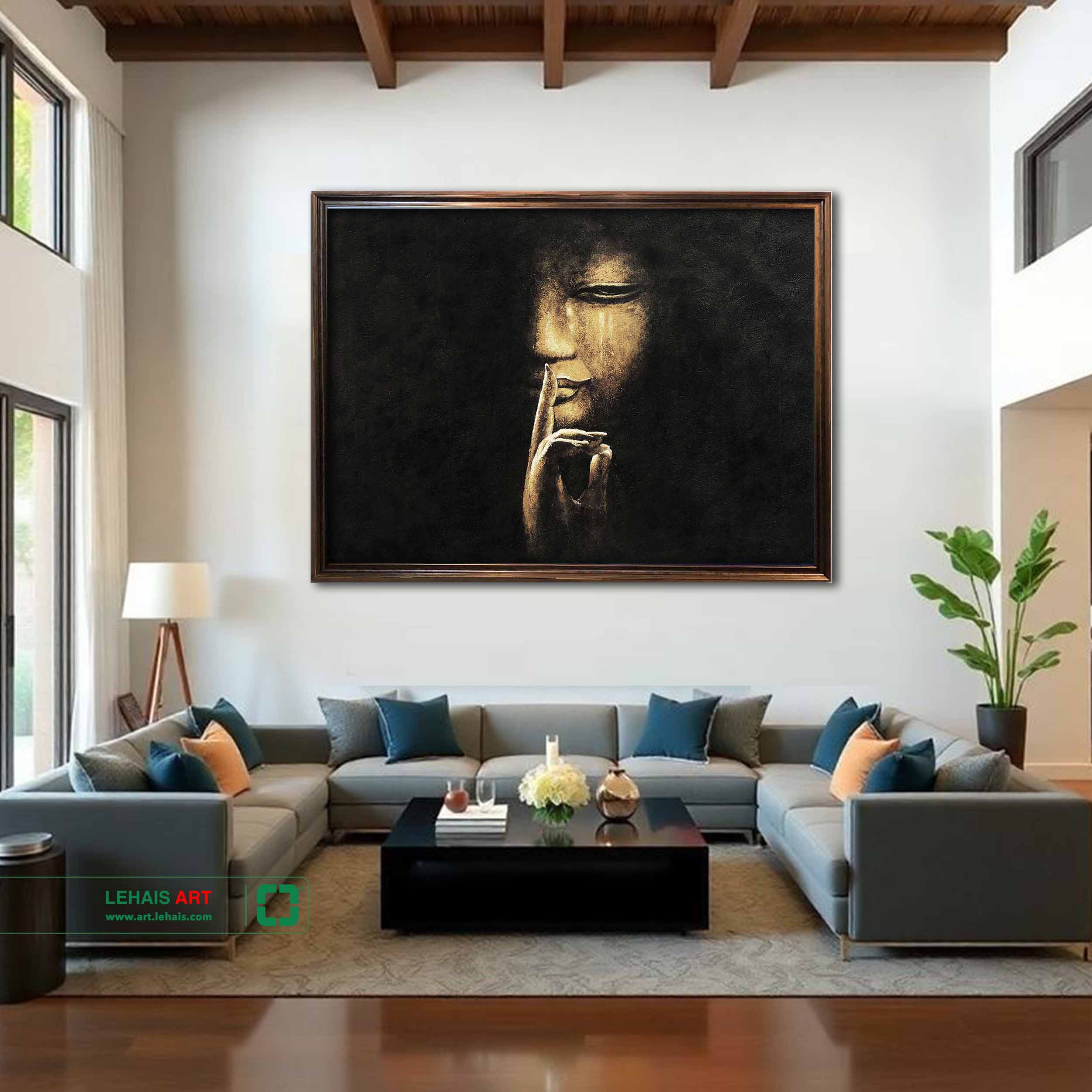 Modern portrait oil painting - TSD787LHAR