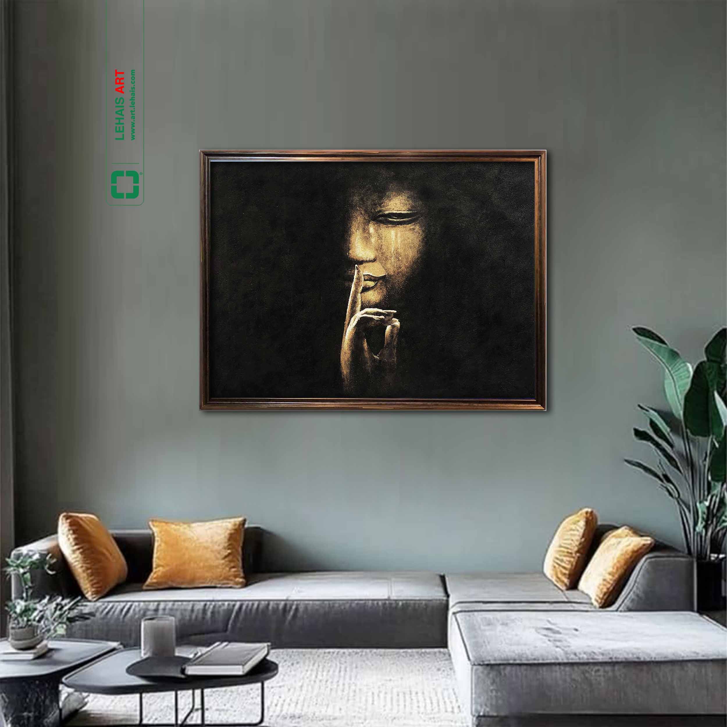 Modern portrait oil painting - TSD787LHAR