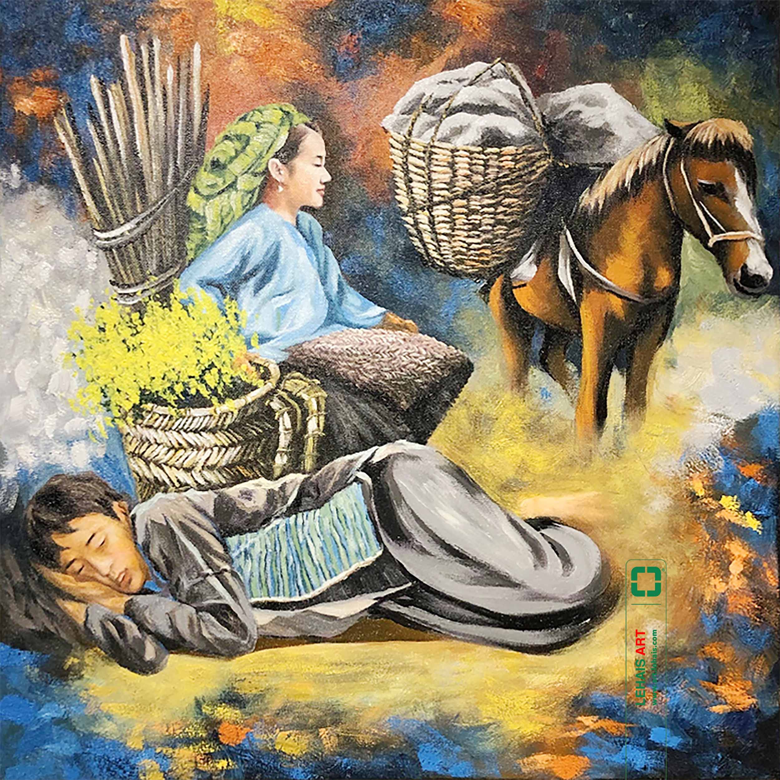 Portrait oil painting painted according to order request - TSD788LHAR
