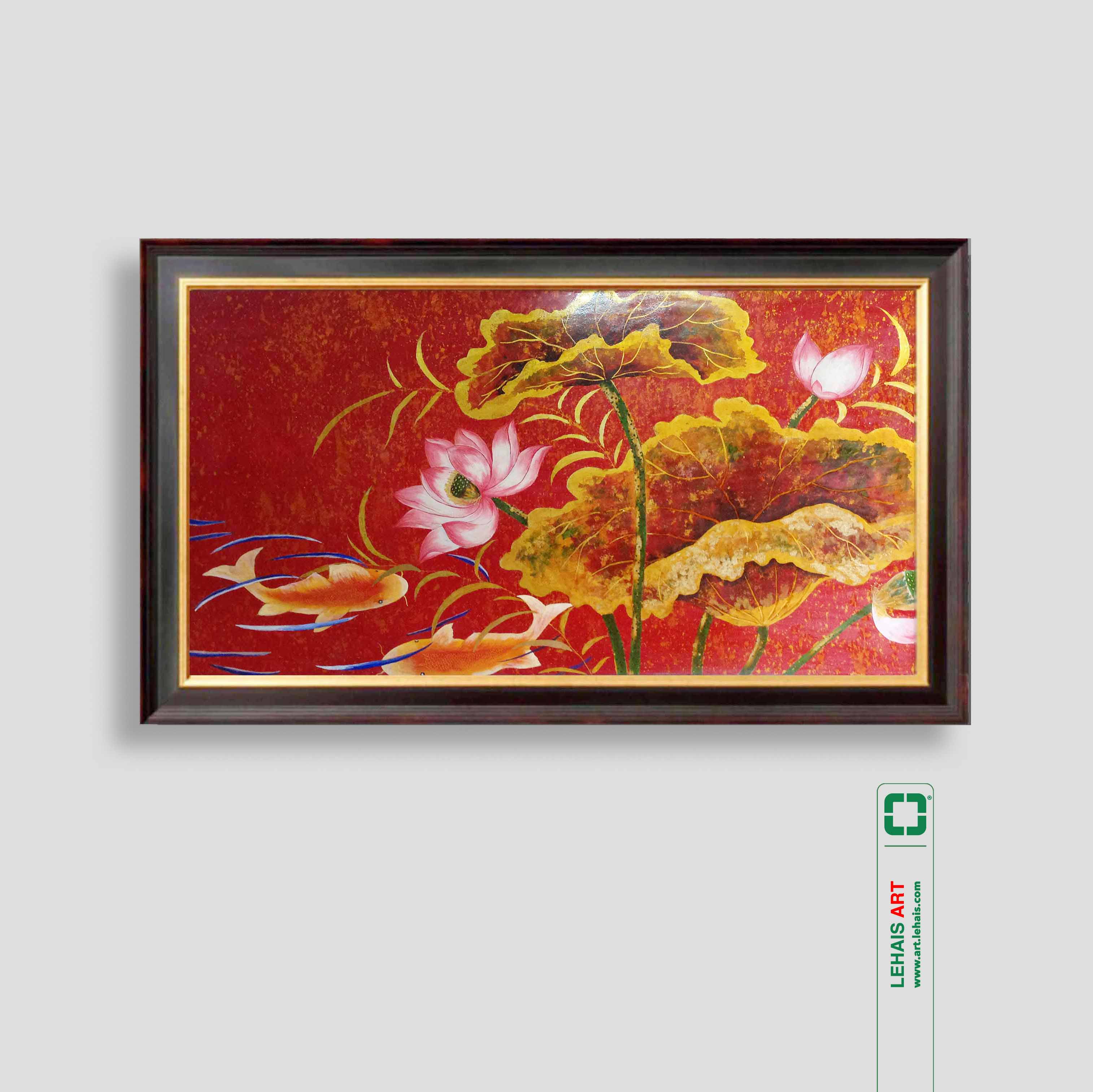 Painting lotus lacquer painting - TSM1LHAR