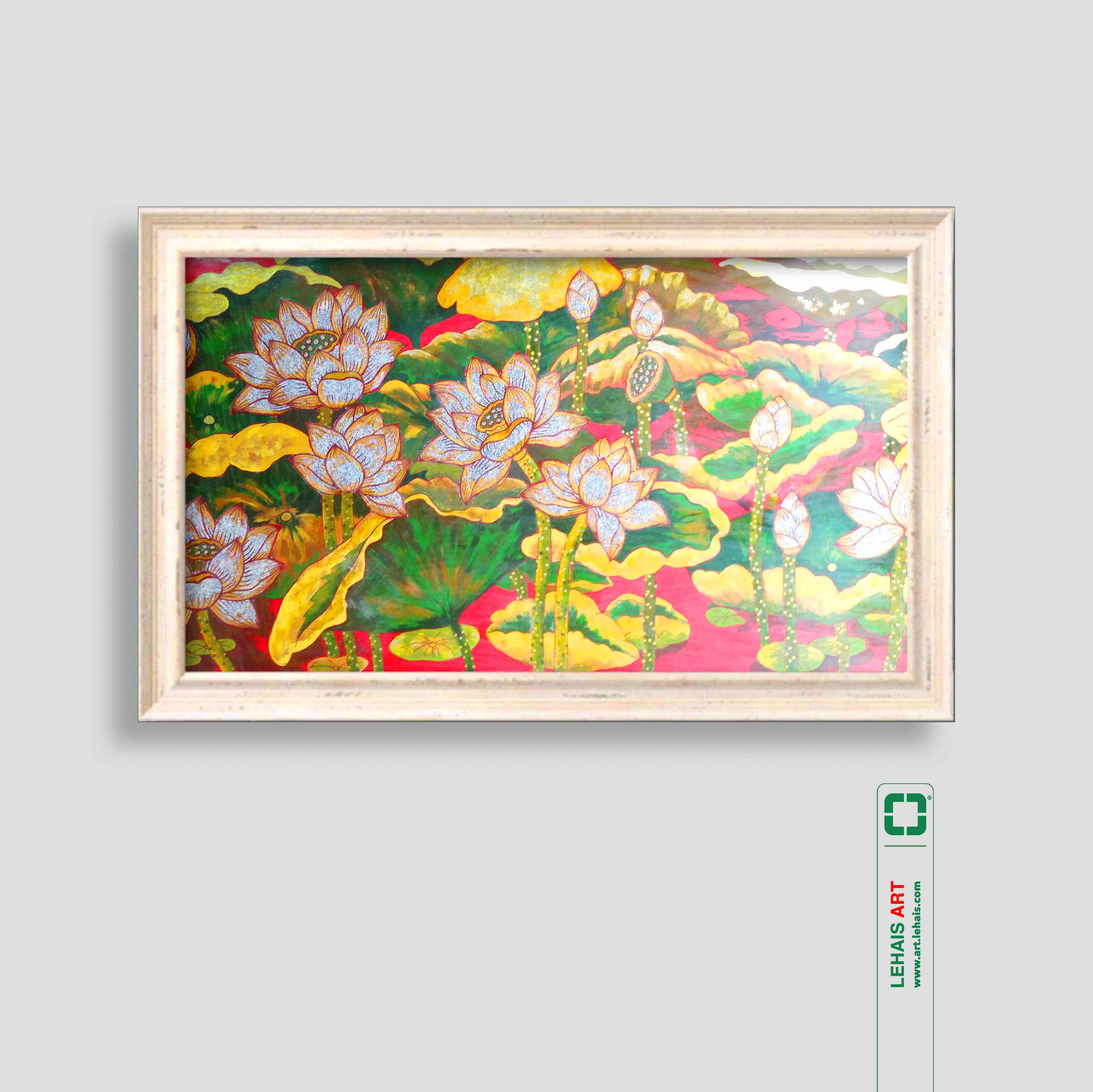 Painting lotus lacquer painting - TSM2LHAR